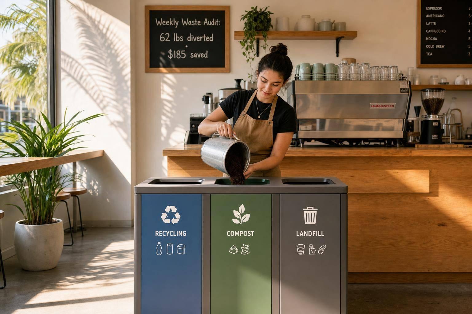 Thumbnail for: How Coffee Shops Cut Waste: Tips for LA Cafes