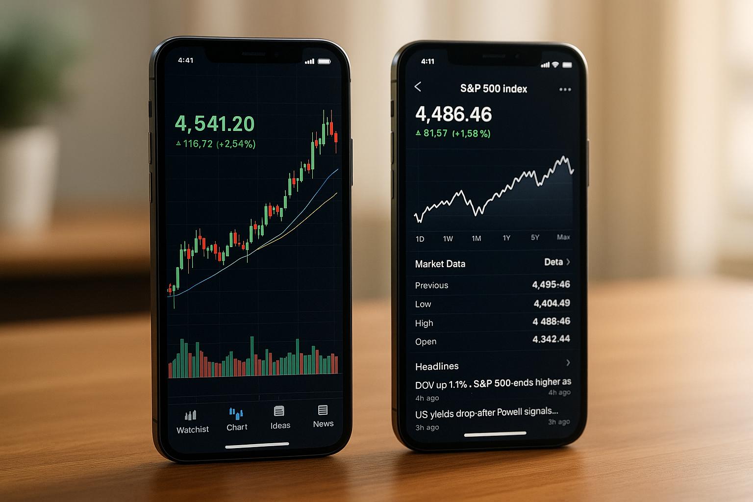 Thumbnail for: TradingView vs. Investing.com: Mobile Charting Apps