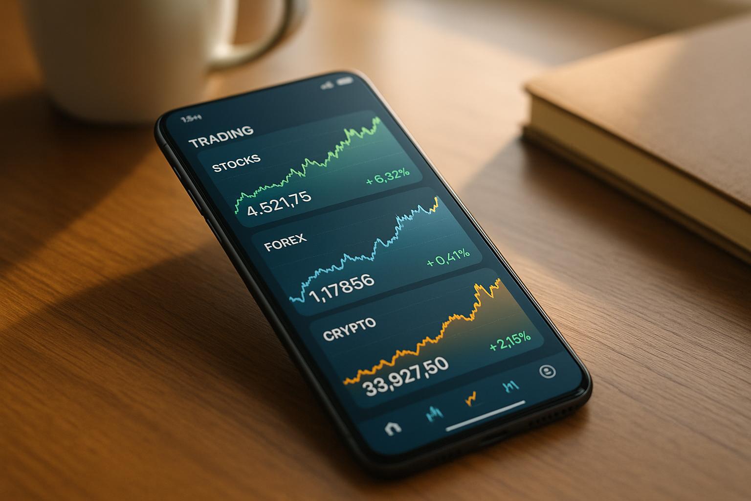 Thumbnail for: Mobile Trading Apps for Stocks, Forex, and Crypto