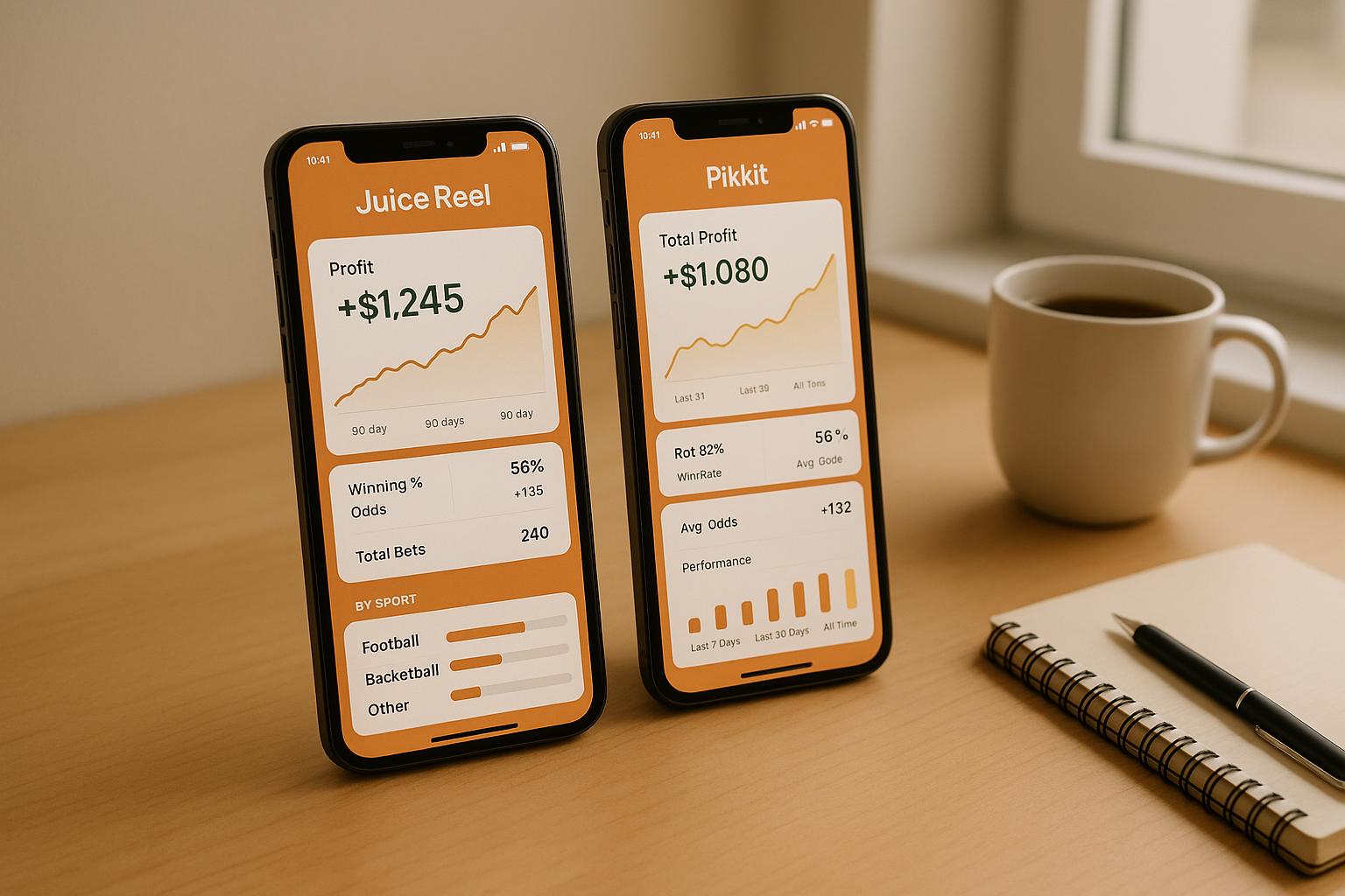 Thumbnail for: Juice Reel vs. Pikkit: Bet Tracker Comparison