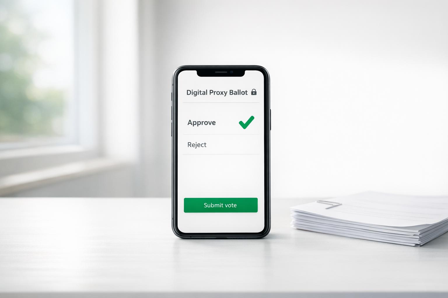 Thumbnail for: Digital Proxy Voting for Small Businesses