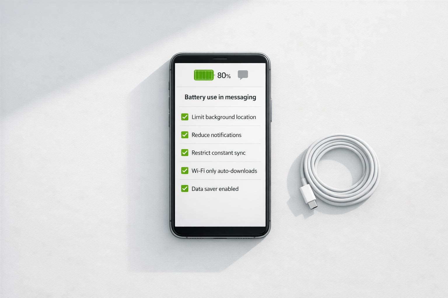 Thumbnail for: Checklist for Optimizing Battery Use in Messaging Apps