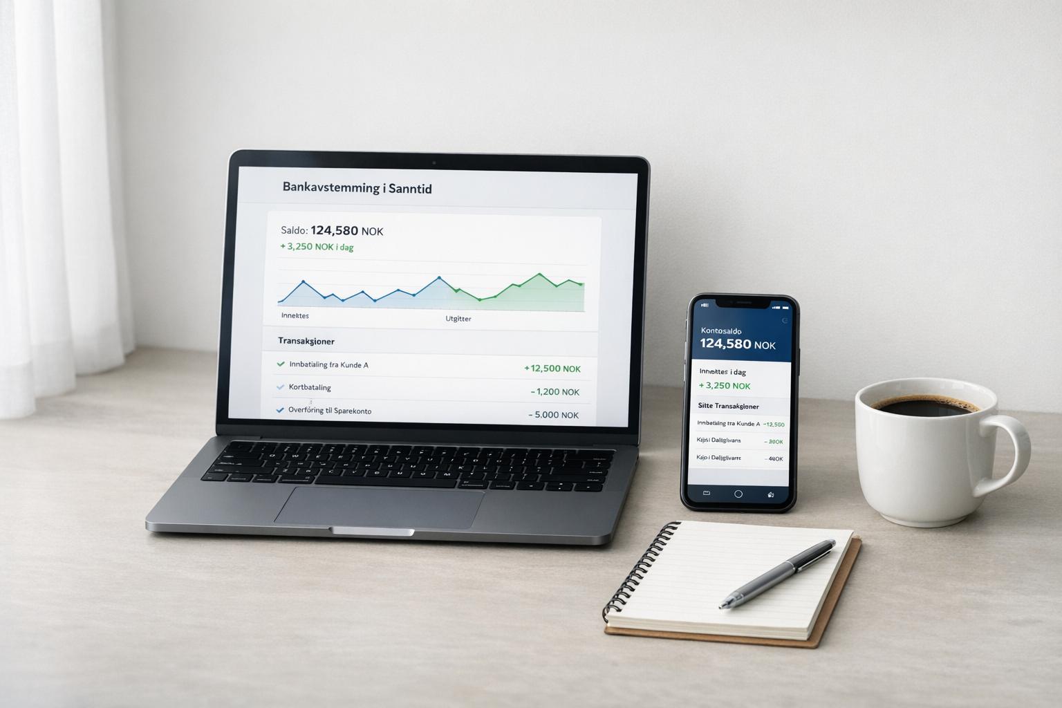 Thumbnail for: Hvordan Fungerer Bankavstemming i Sanntid?