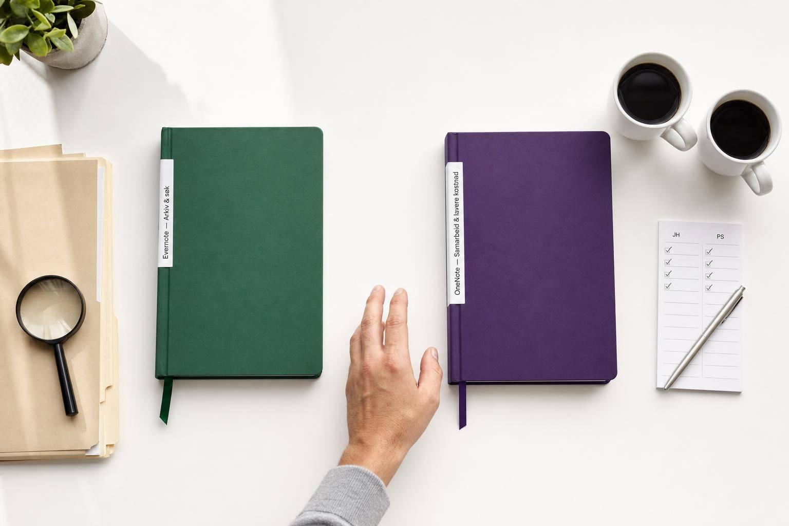 Thumbnail for: Evernote vs OneNote: Hvilken Passer Best for Deg?