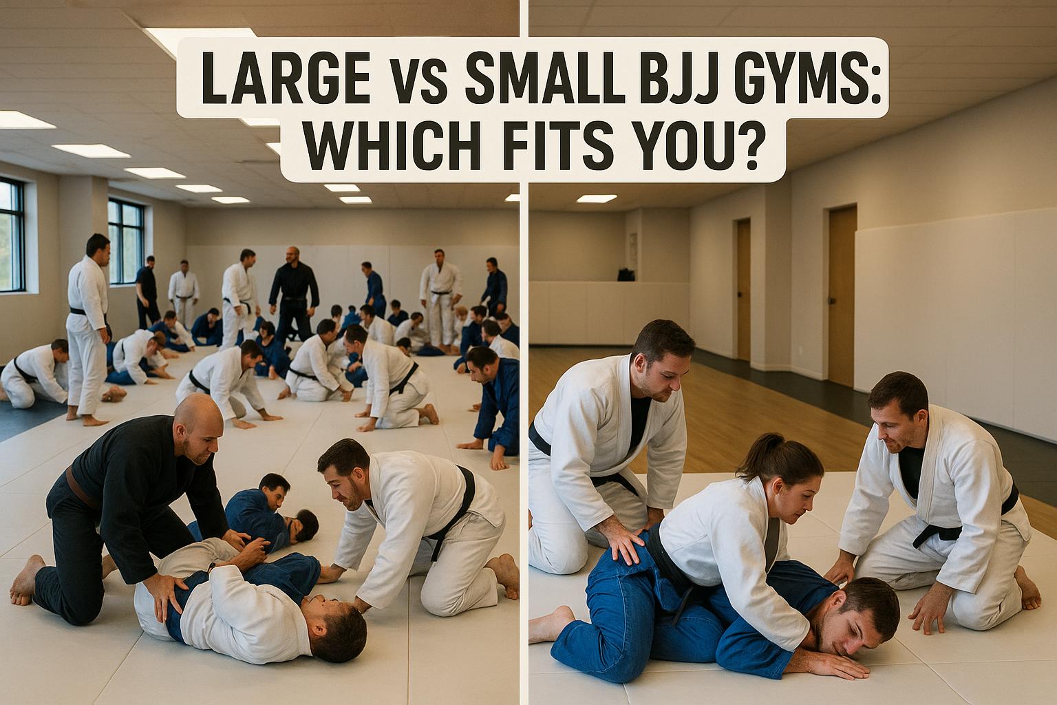 Large vs Small BJJ Gyms: Which Fits You?