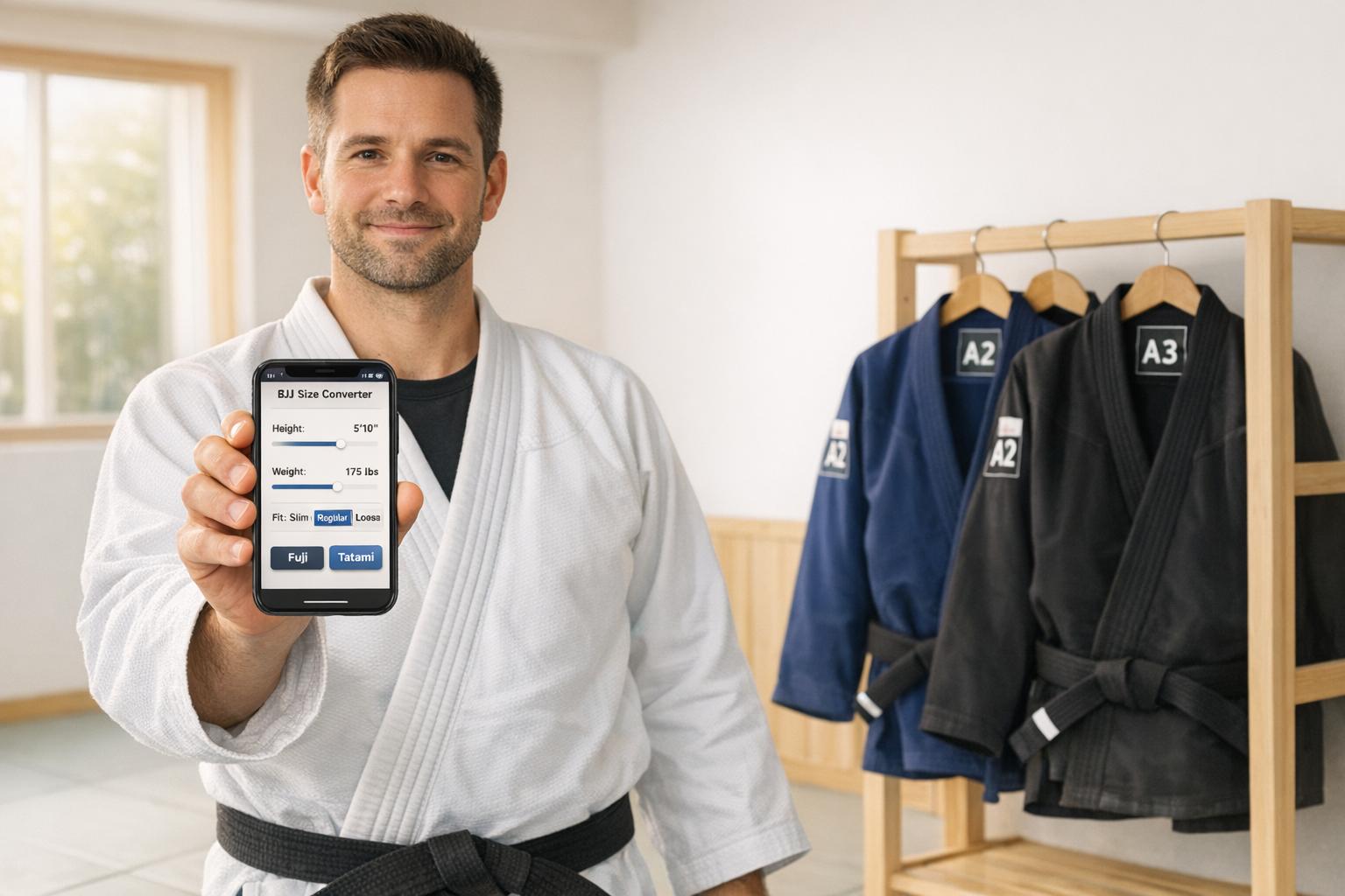 BJJ Gi Size Converter