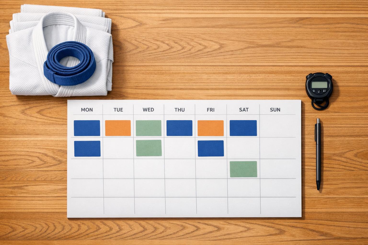 BJJ Training Frequency Planner