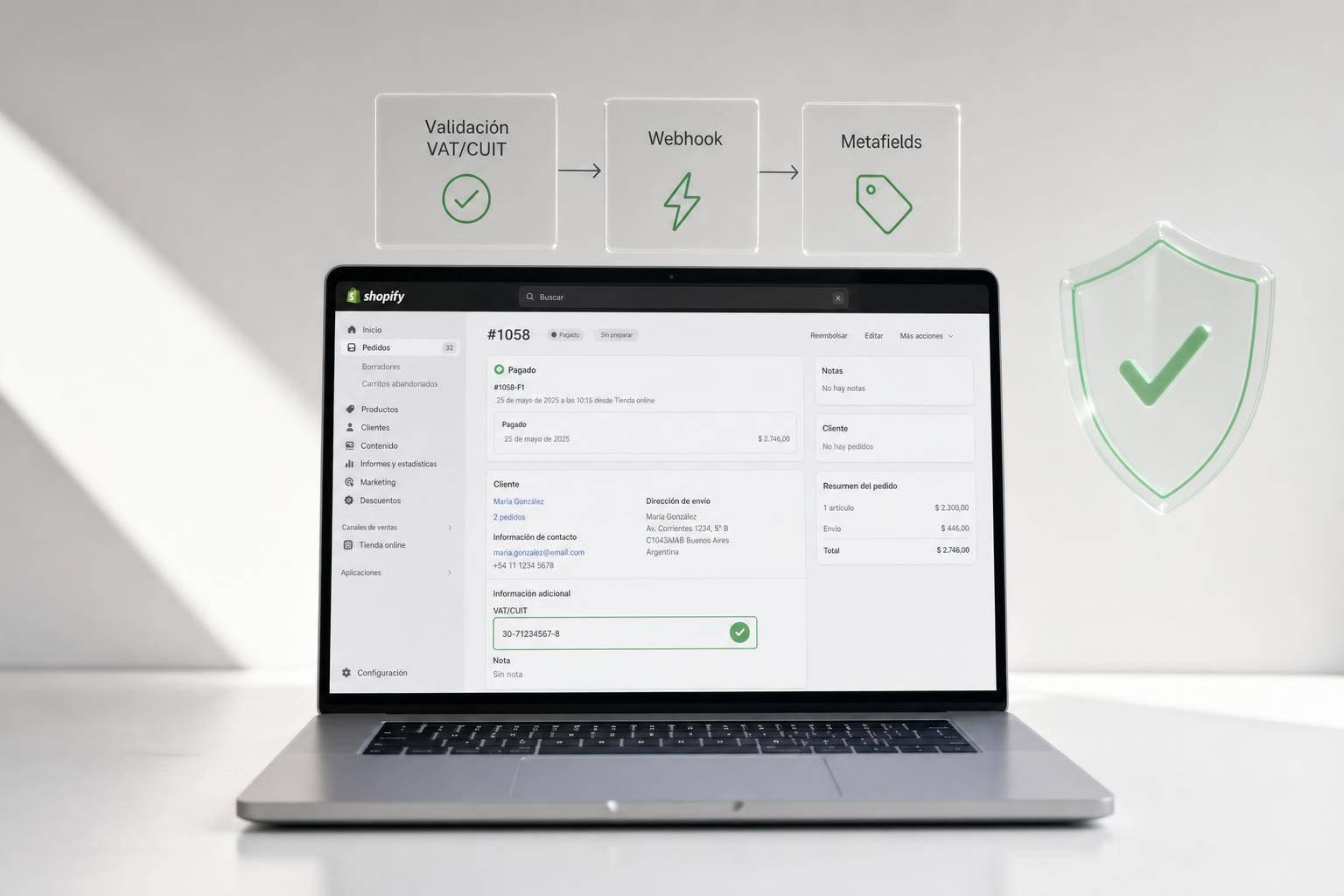 Shopify y VAT API: integración paso a paso