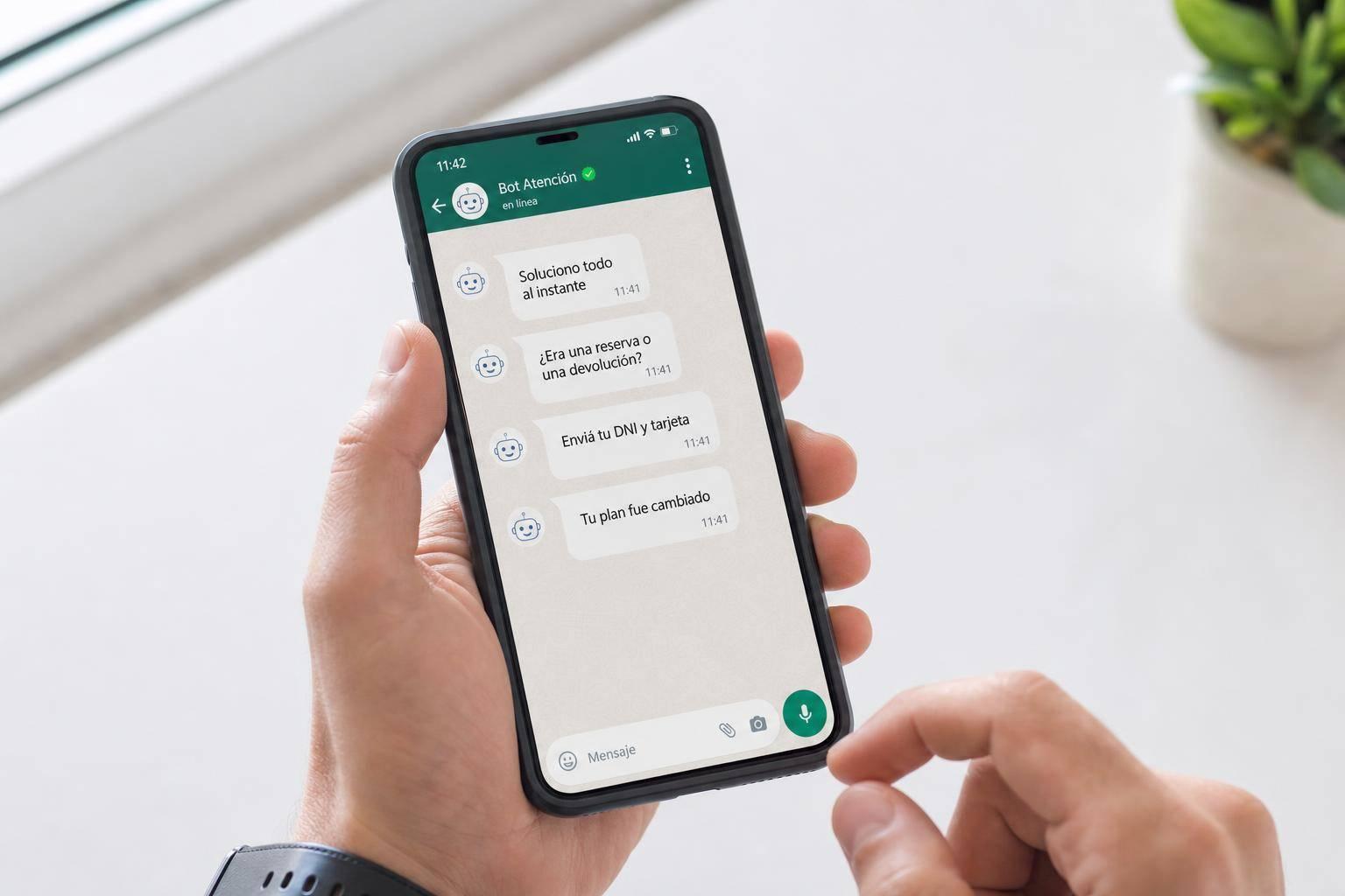 Errores de chatbot que bajan confianza en WhatsApp