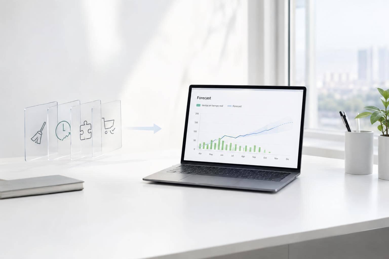 Guía de forecast con datos de ventas al momento