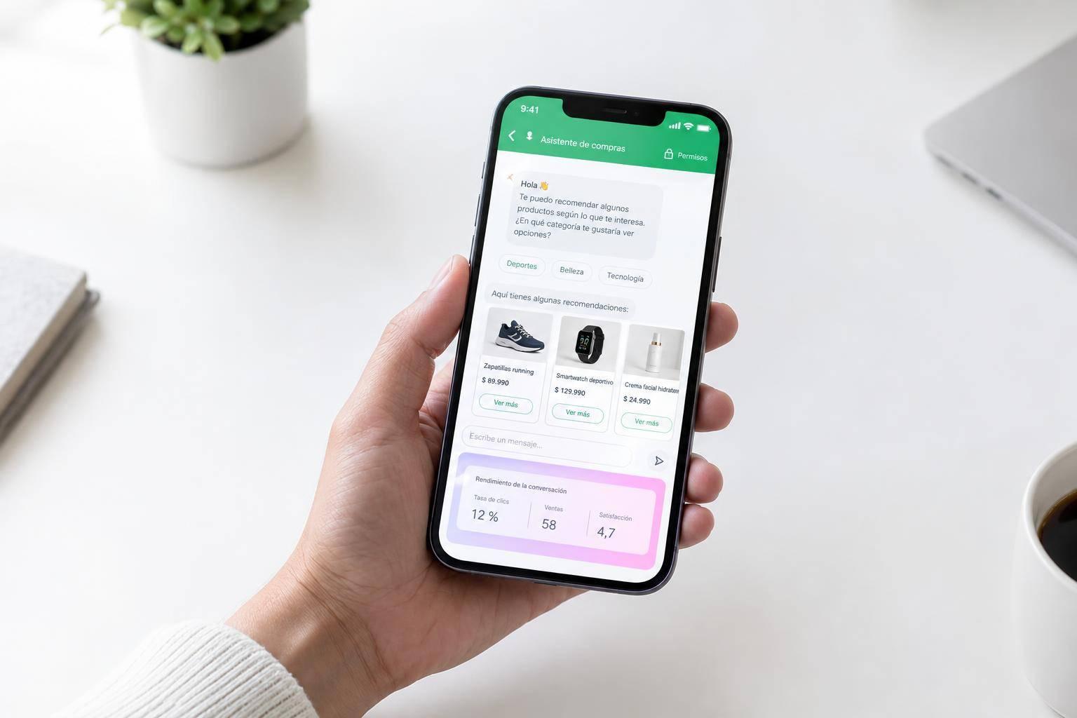IA conversacional para recomendar productos