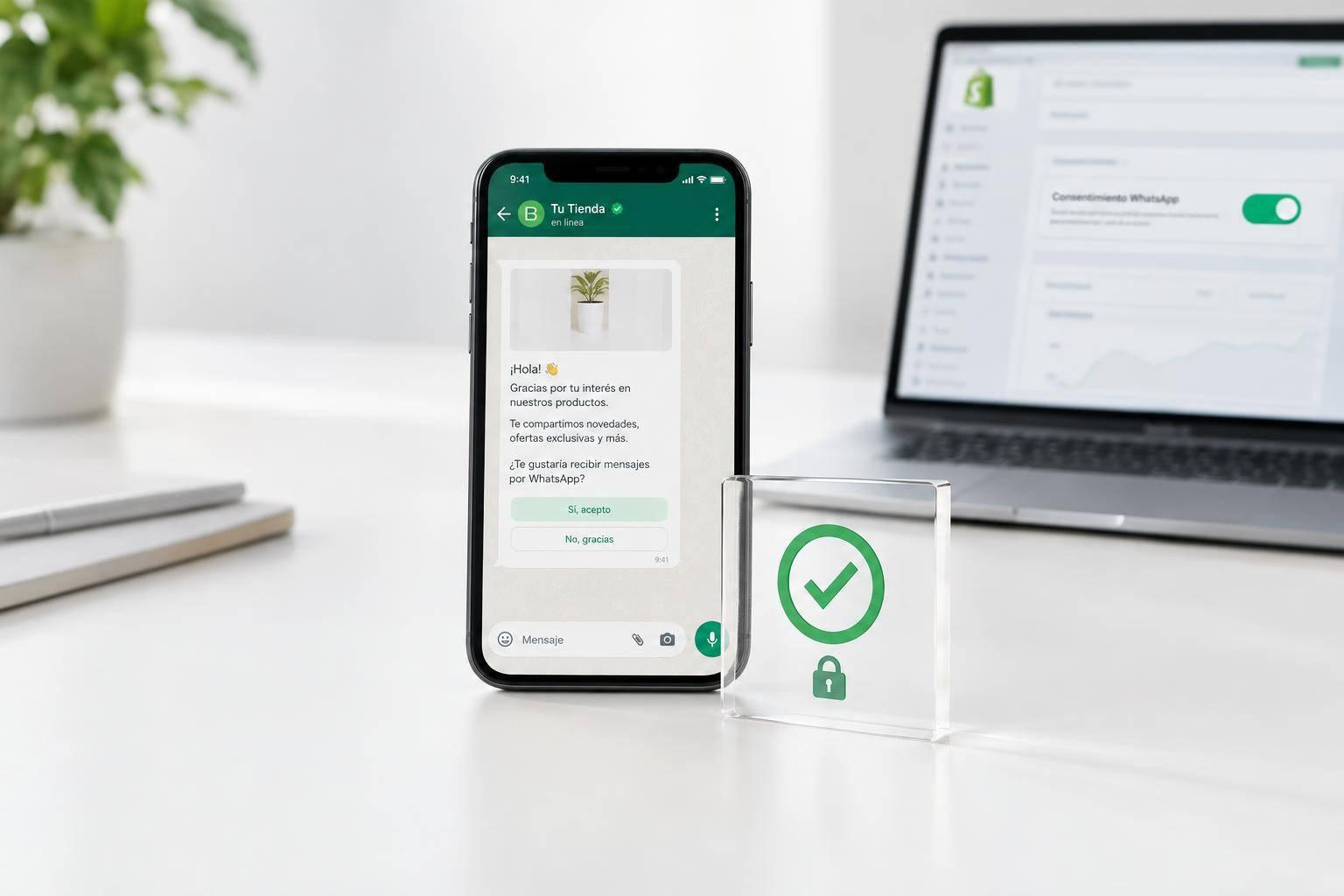 Shopify y WhatsApp: gestión de consentimiento