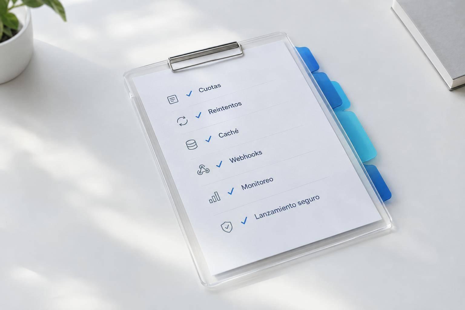 Checklist de rate limits para Meta API