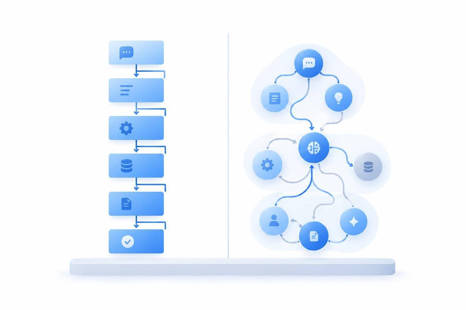 Rule-Based Chatbots vs. Generative AI Agents: How They Work Differently