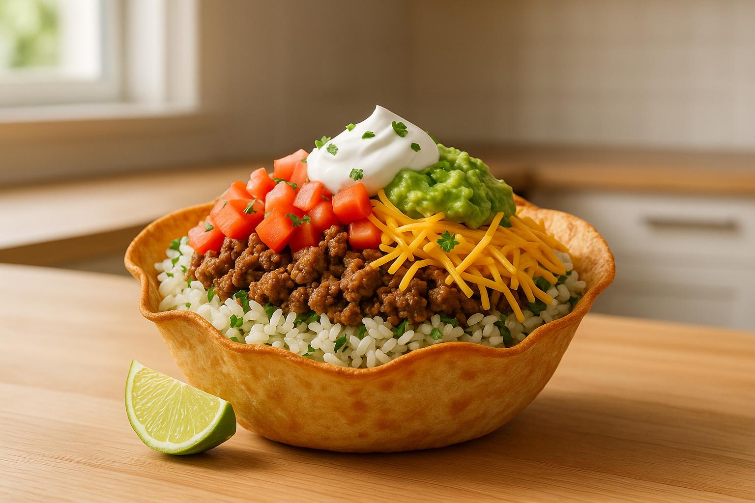 Thumbnail for: How to Build a Perfect Taco Bowl at Home