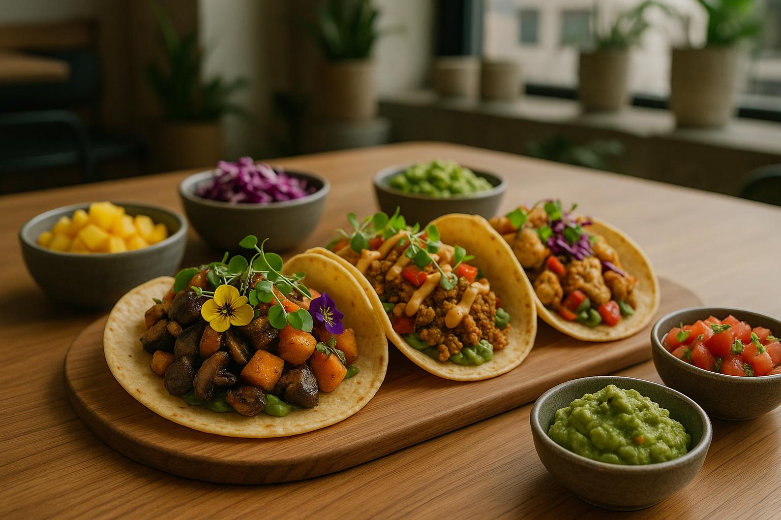 Thumbnail for: Chicago's Vegan Taco Scene: 2025 Trends