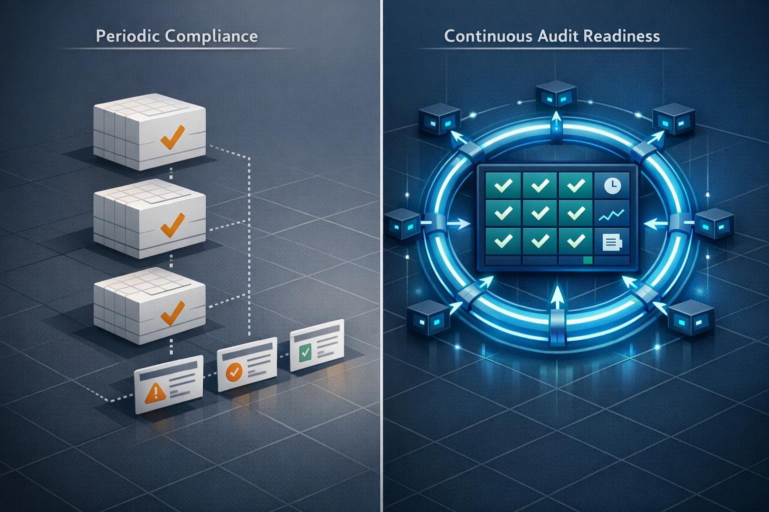 Continuous Audit Readiness vs Periodic Compliance: What Scales Better for Modern GRC?