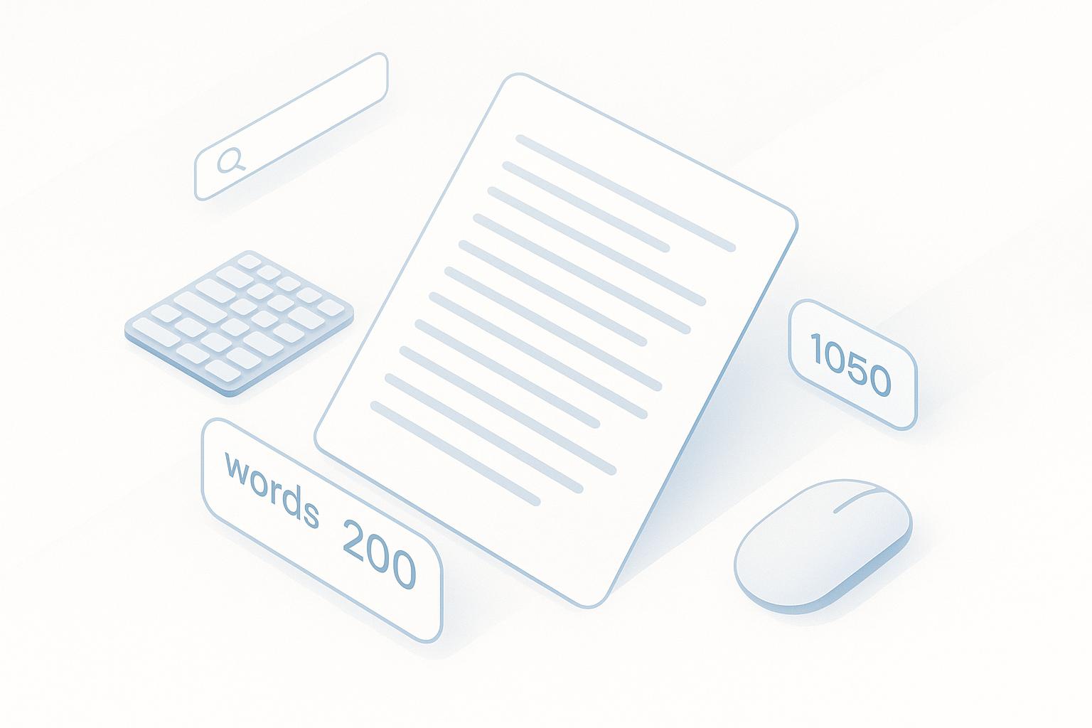 How to Count Words and Characters in Text