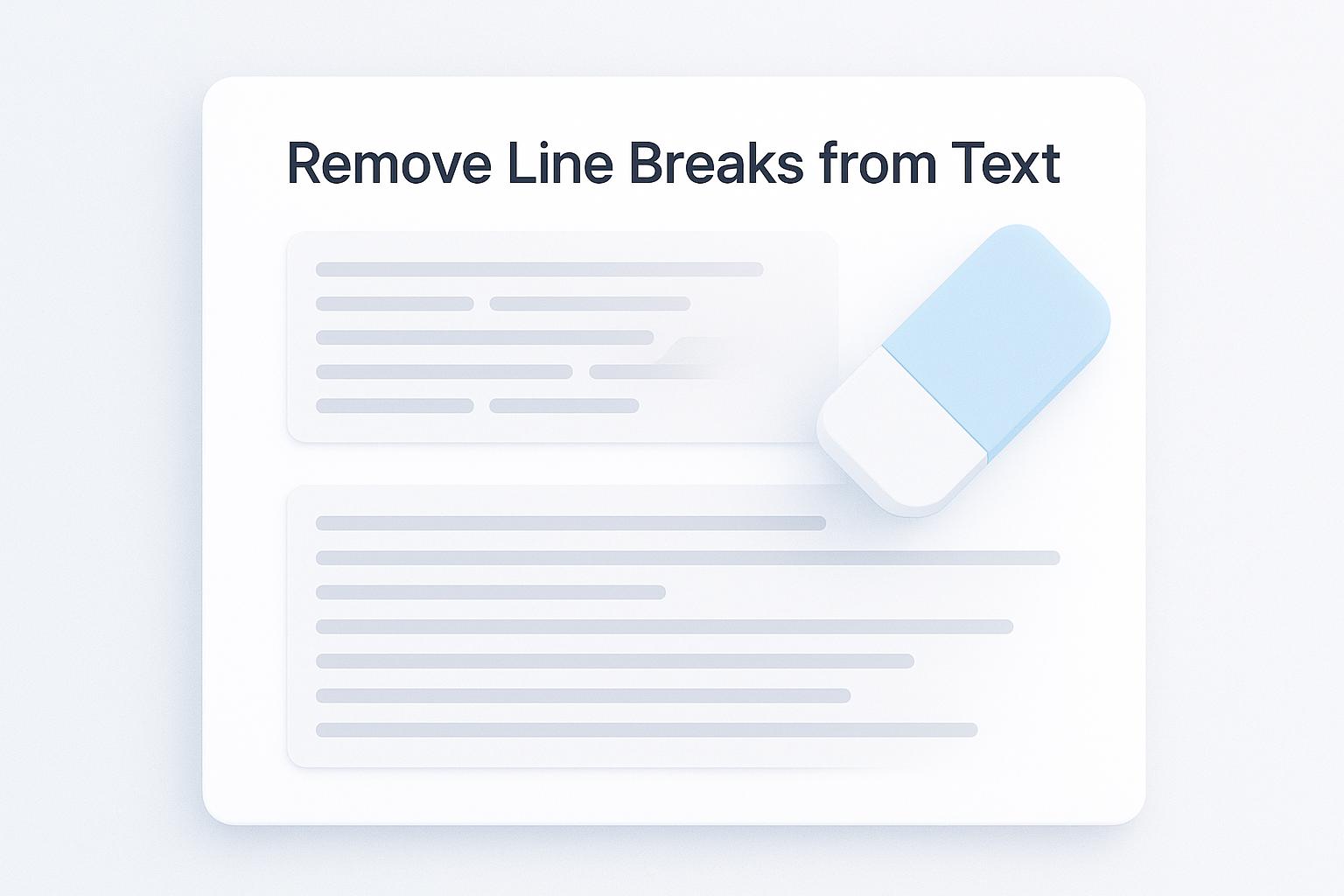 Remove Line Breaks from Text
