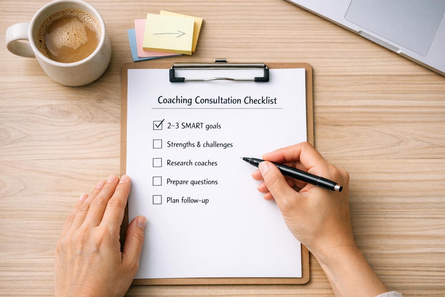 Checklist For Your First Coaching Consultation