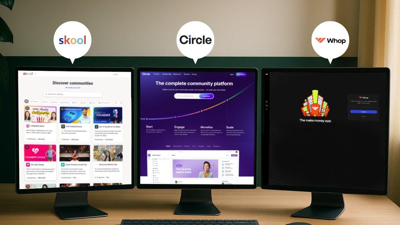 Thumbnail for: How to find your perfect community hosting platform (Skool vs Circle vs Whop)