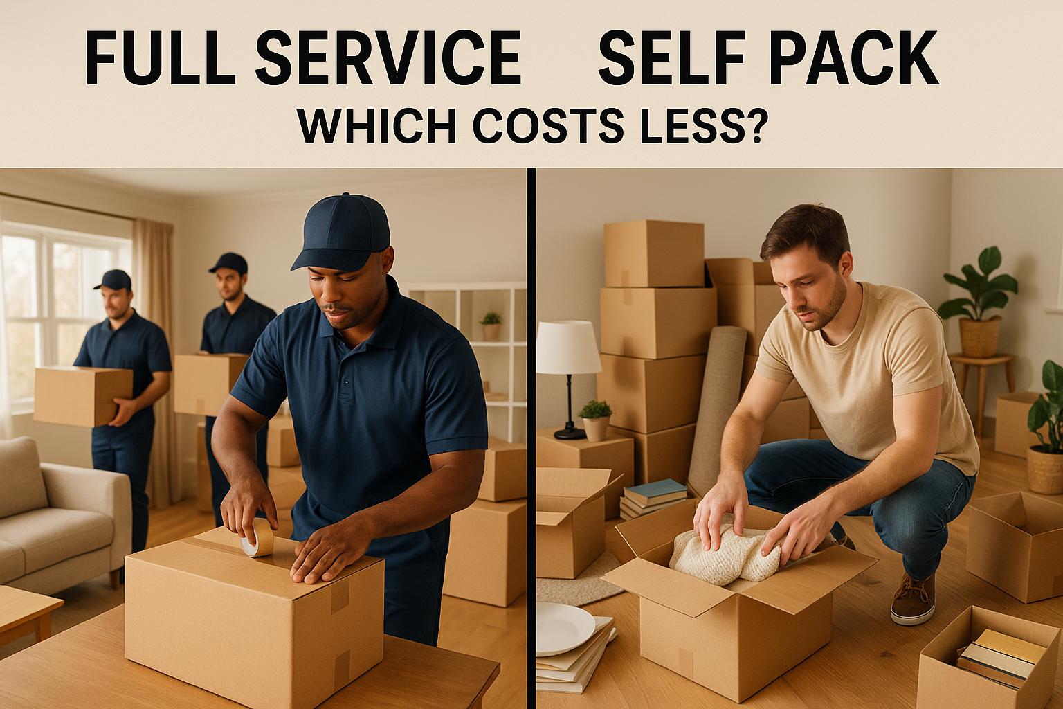 Full Service vs Self Pack: Which Costs Less?
