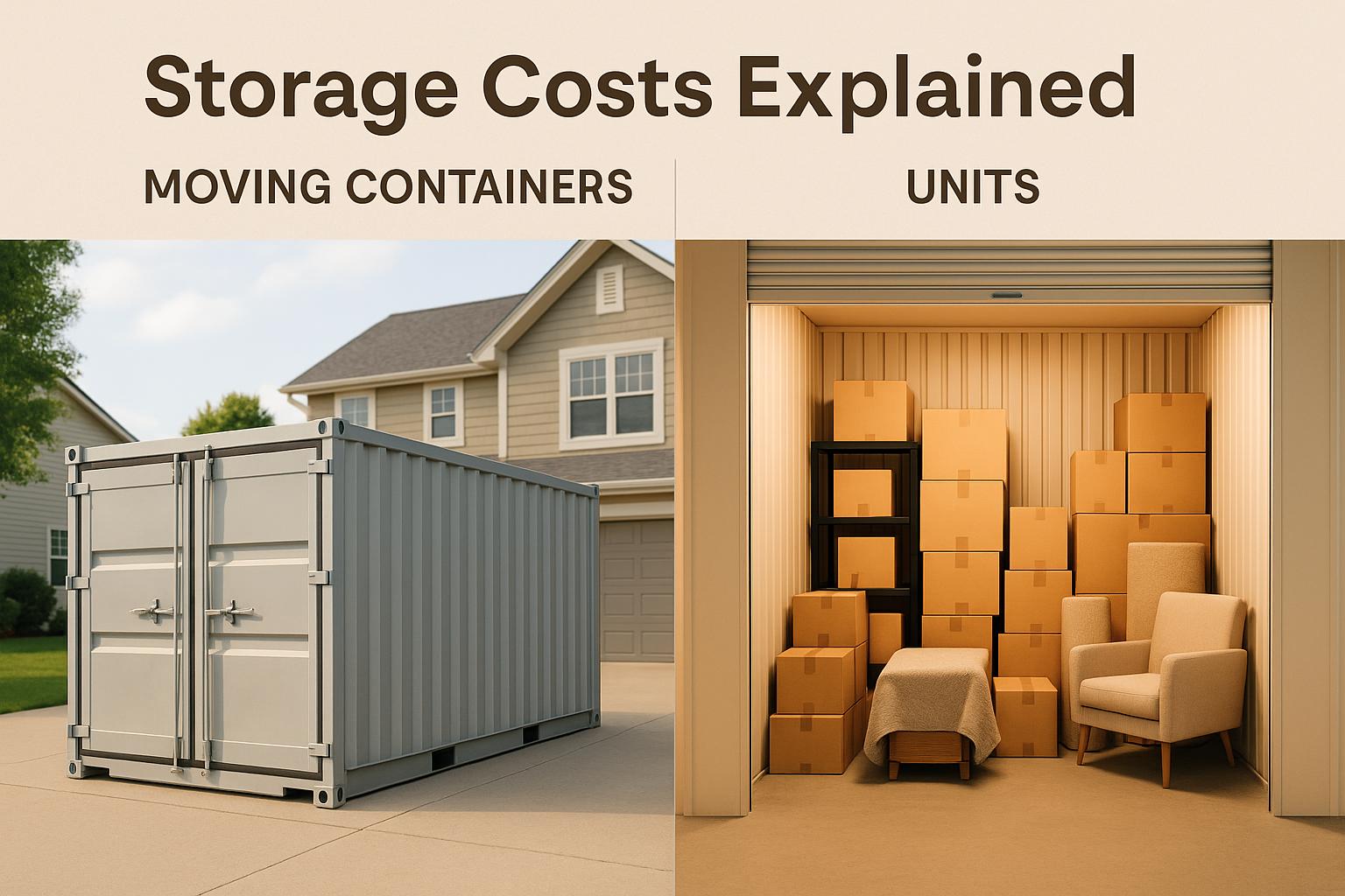Storage Costs Explained: Moving Containers vs Units
