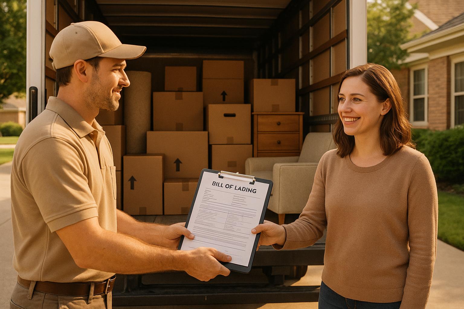 What Is a Bill of Lading in Moving?