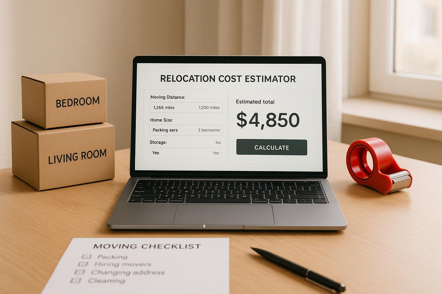 Relocation Cost Estimator for Easy Planning