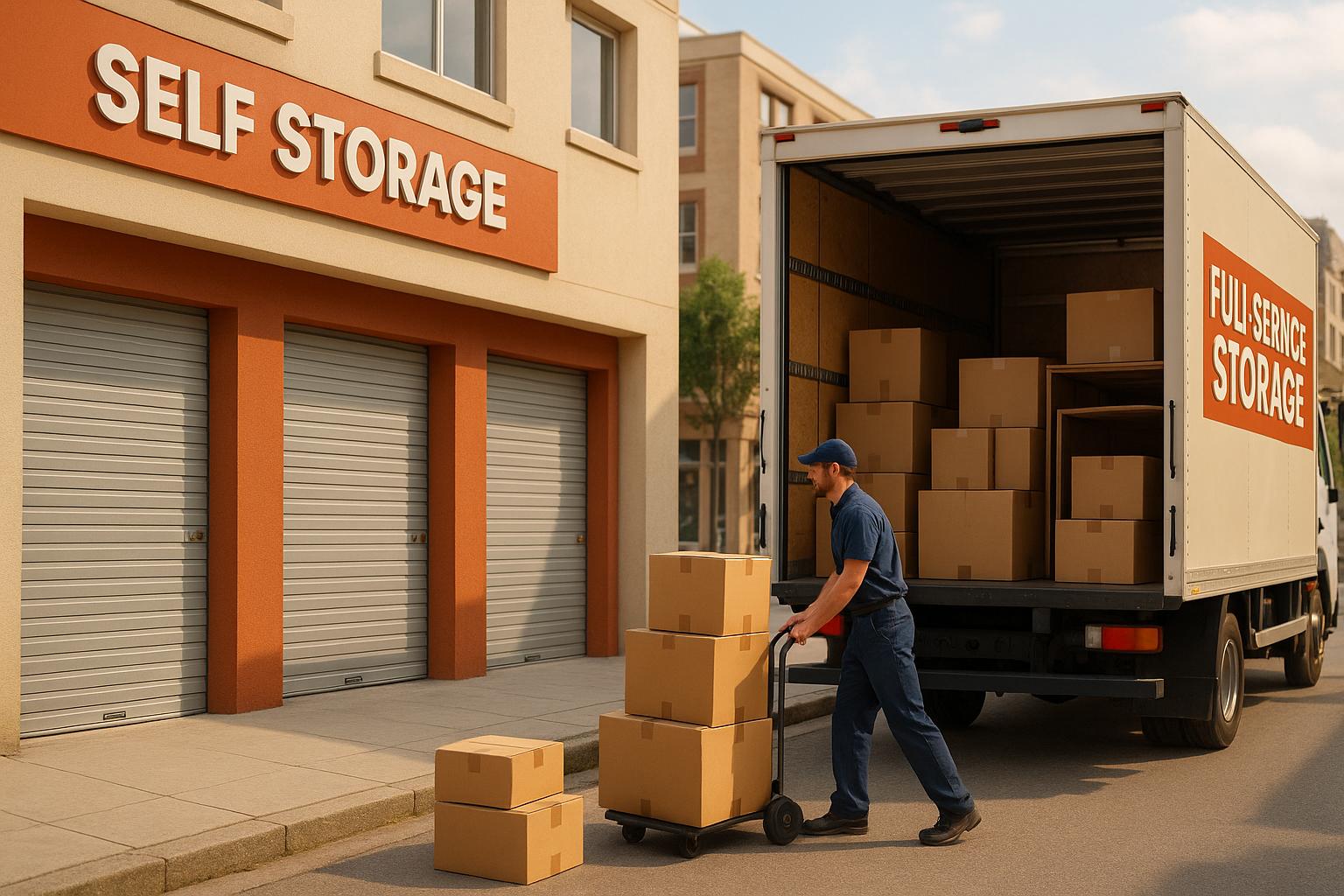 Self-Storage vs. Full-Service Storage Abroad