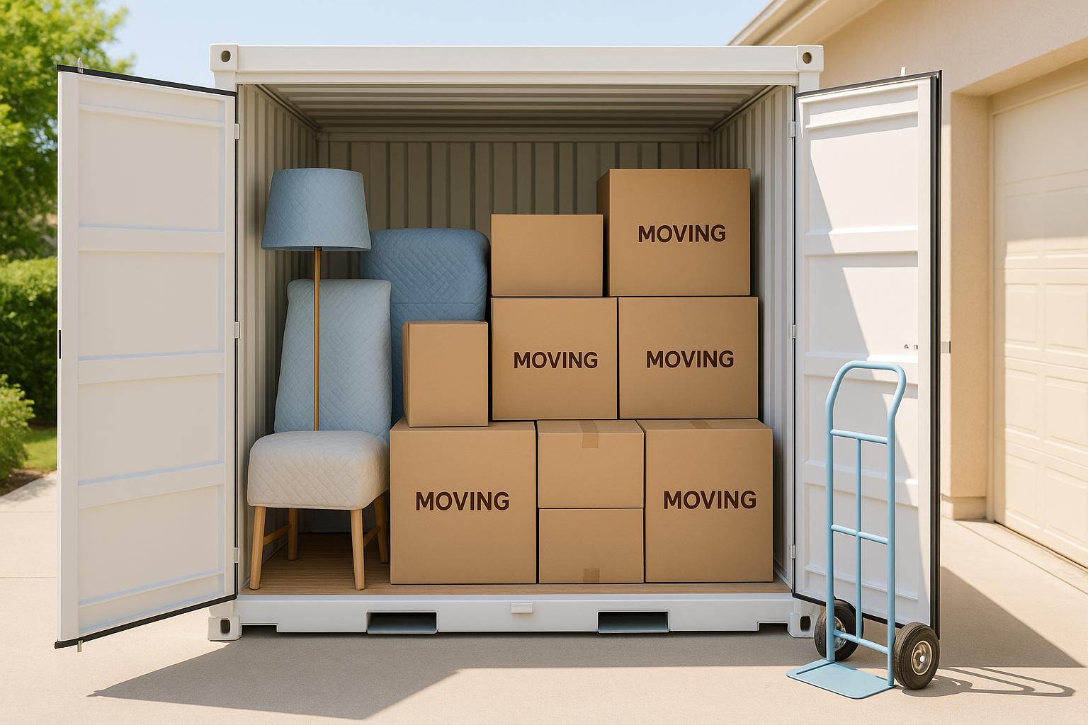 How to Pack a Portable Storage Container Step by Step