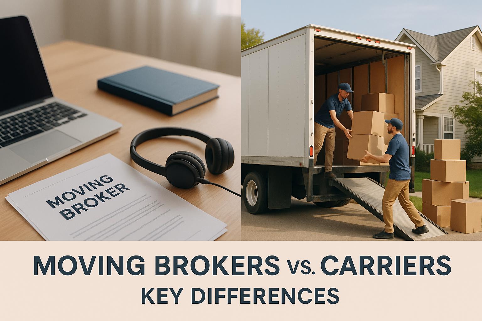 Moving Brokers vs. Carriers: Key Differences