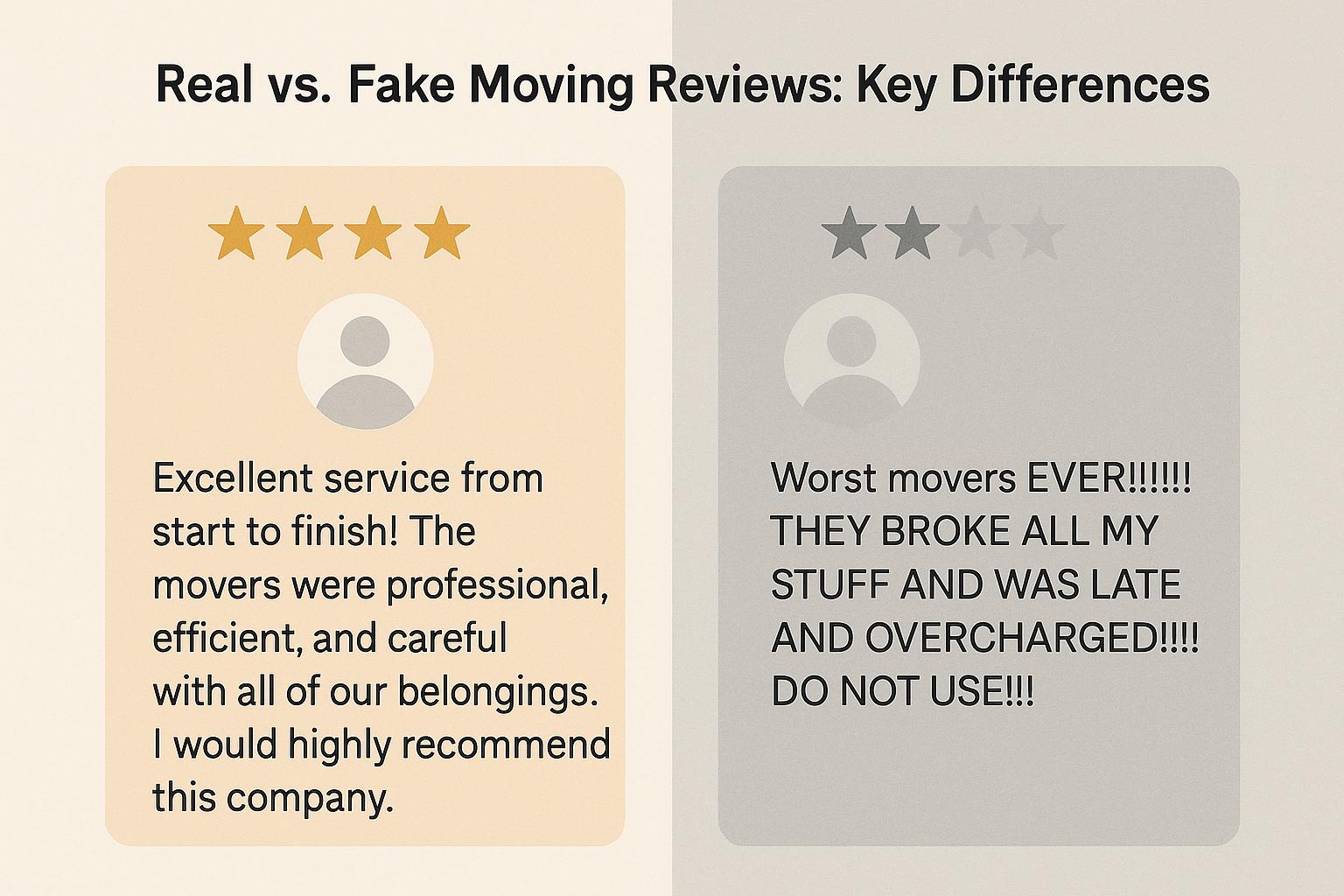 Real vs. Fake Moving Reviews: Key Differences