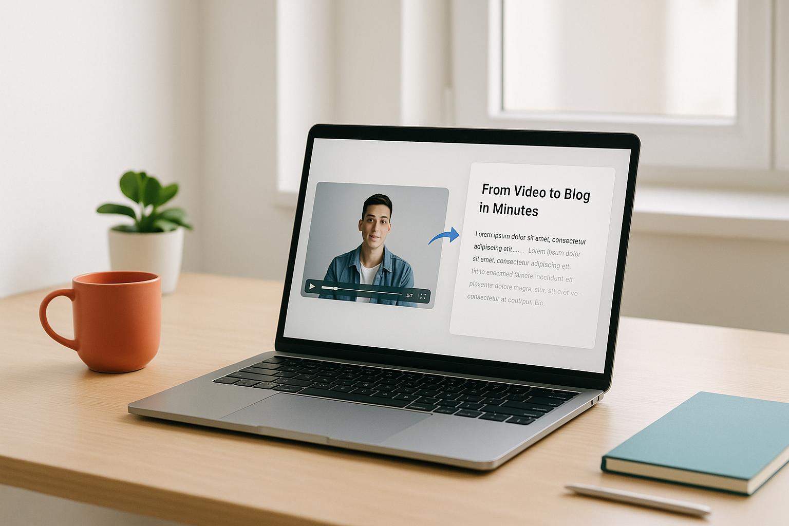 Thumbnail for: From Video to Blog in Minutes: How Blogify.ai is Changing the Game for Content Creators