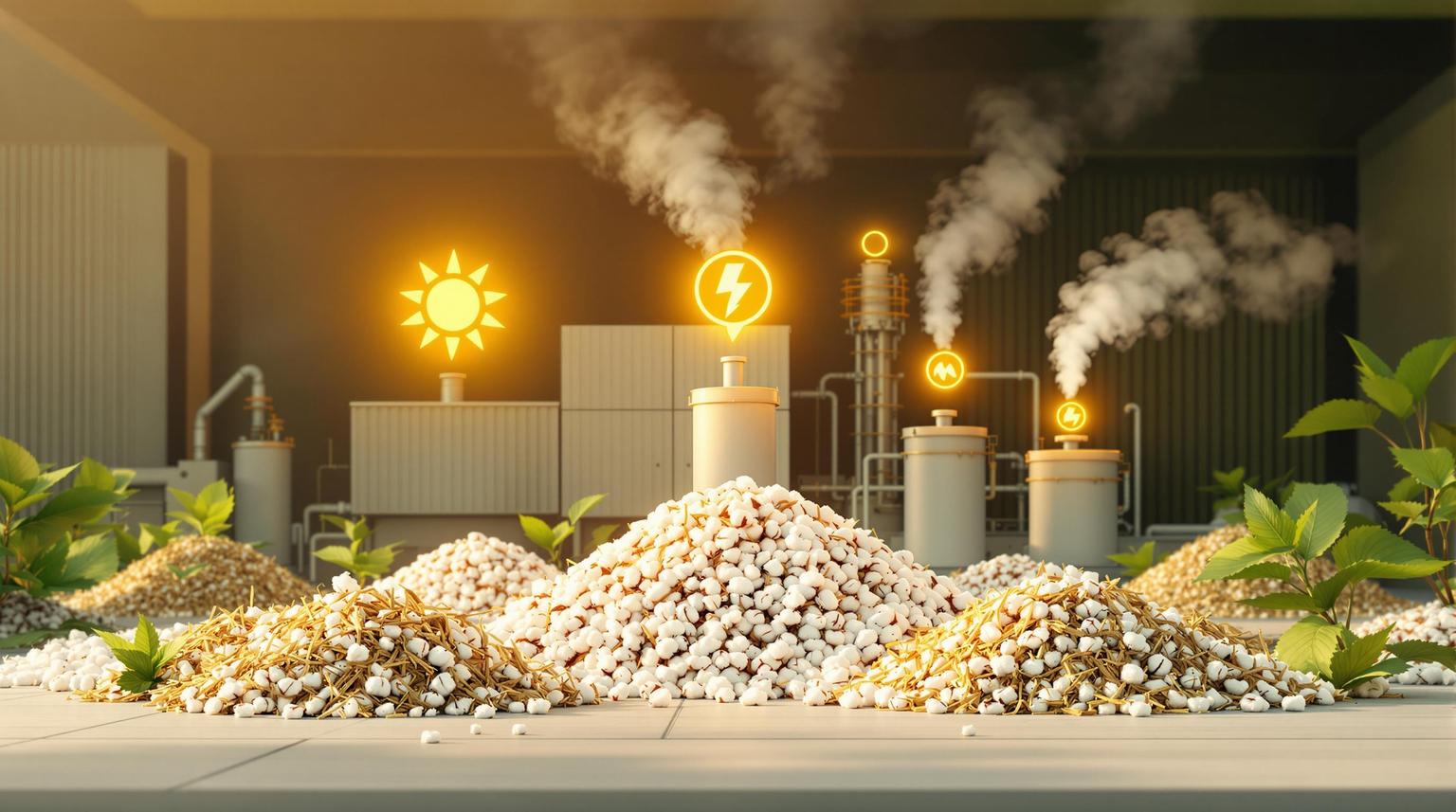 Thumbnail for: Energy from Cotton Gin Trash Combustion