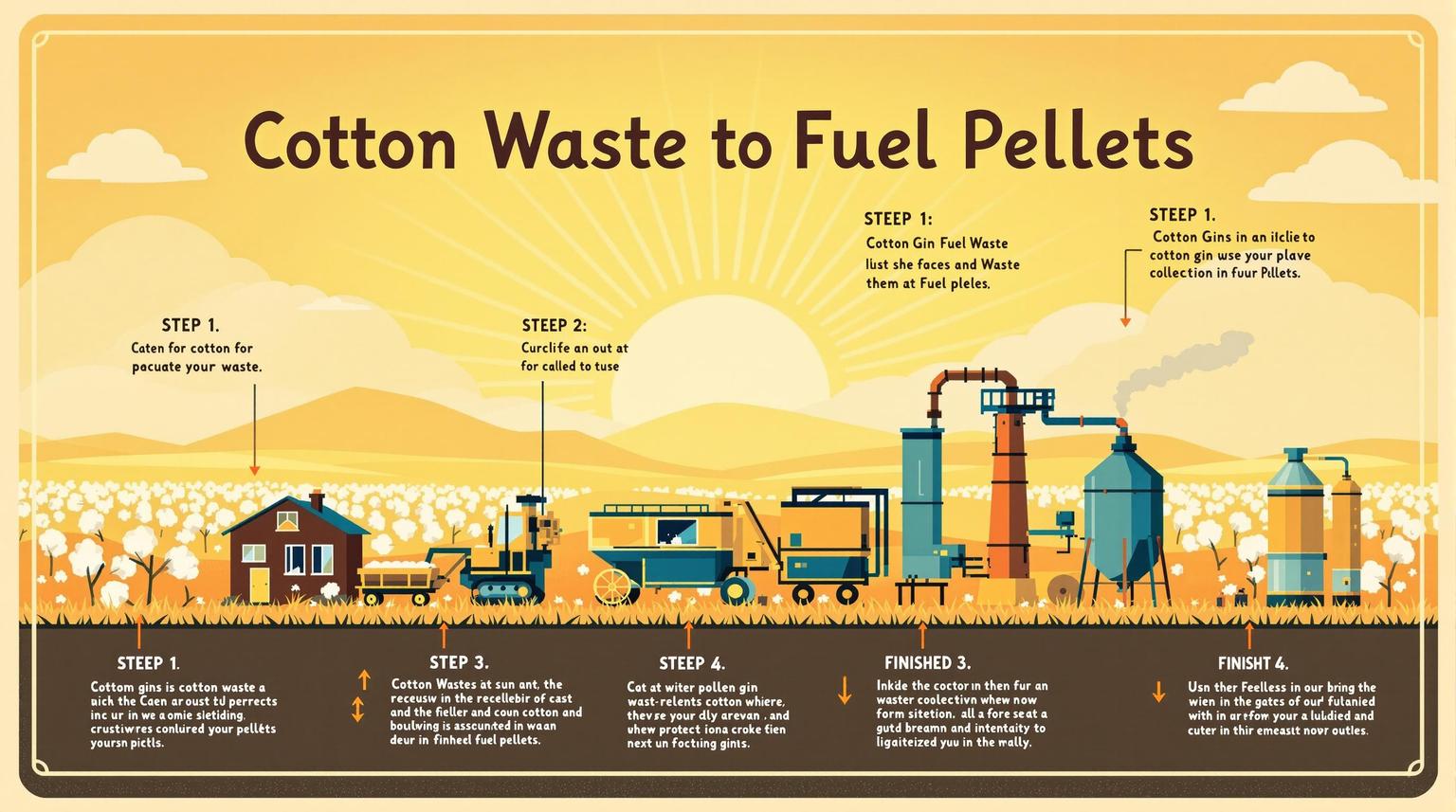 Thumbnail for: Cotton Waste to Fuel Pellets: Process Overview