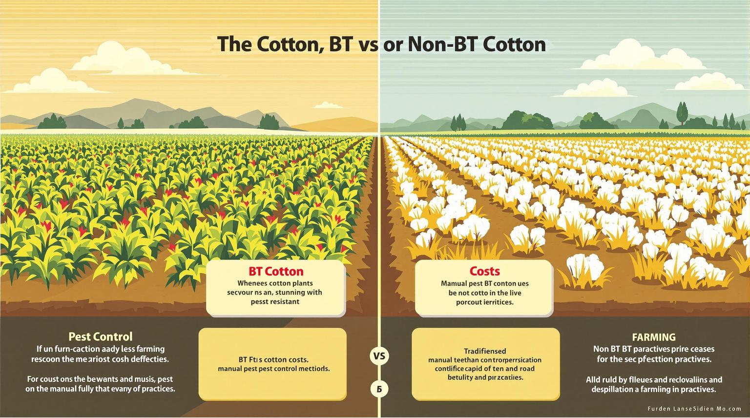 Thumbnail for: BT vs Non-BT Cotton: Farming Practices Compared
