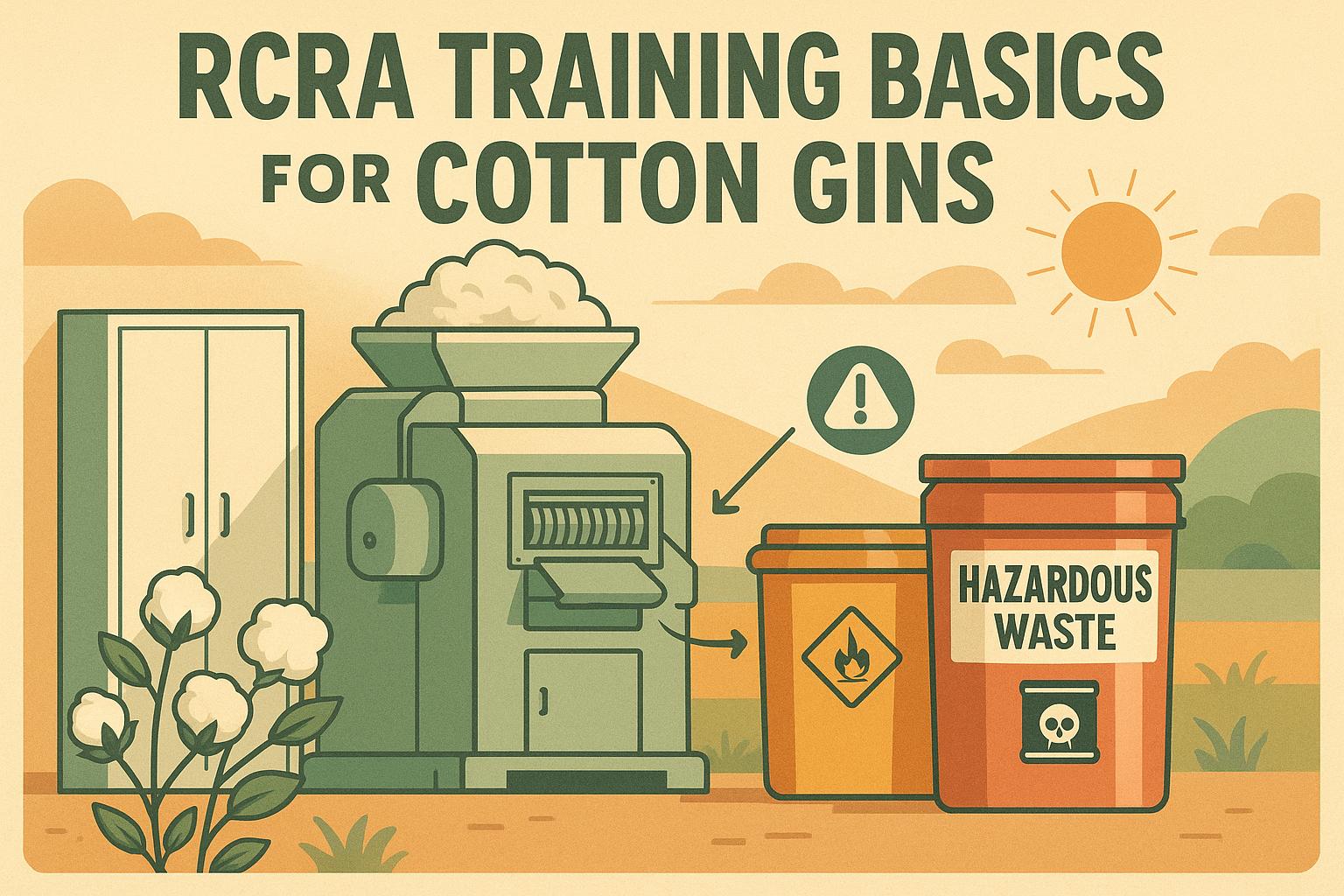 Thumbnail for: RCRA Training Basics for Cotton Gins