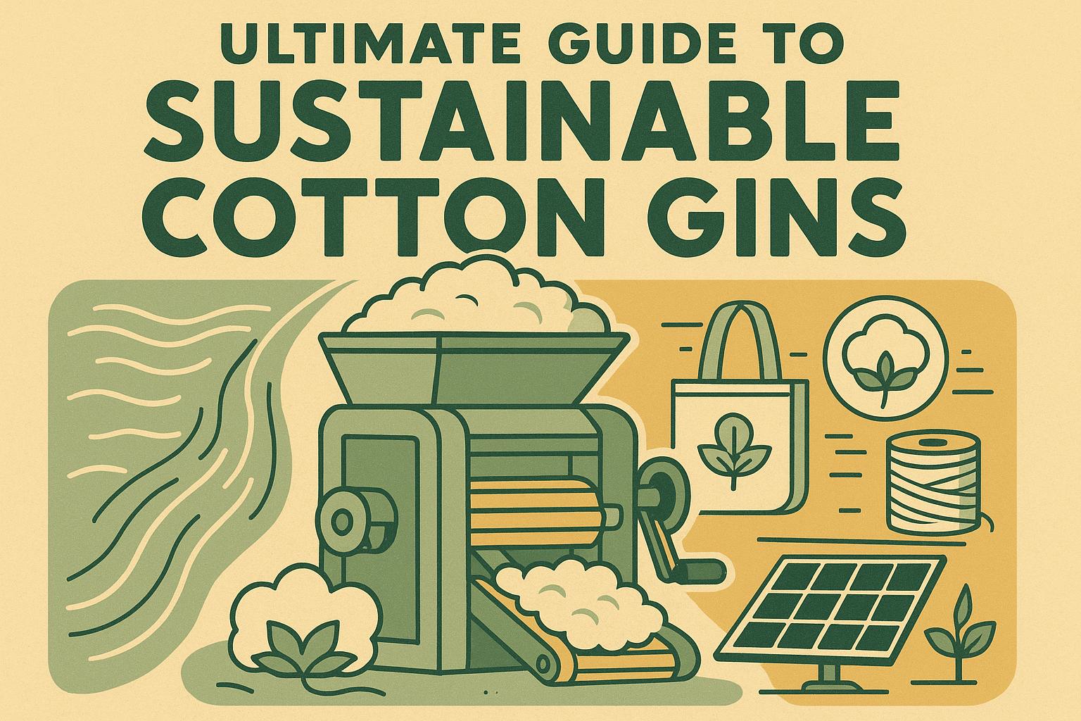 Thumbnail for: Ultimate Guide to Sustainable Cotton Gins