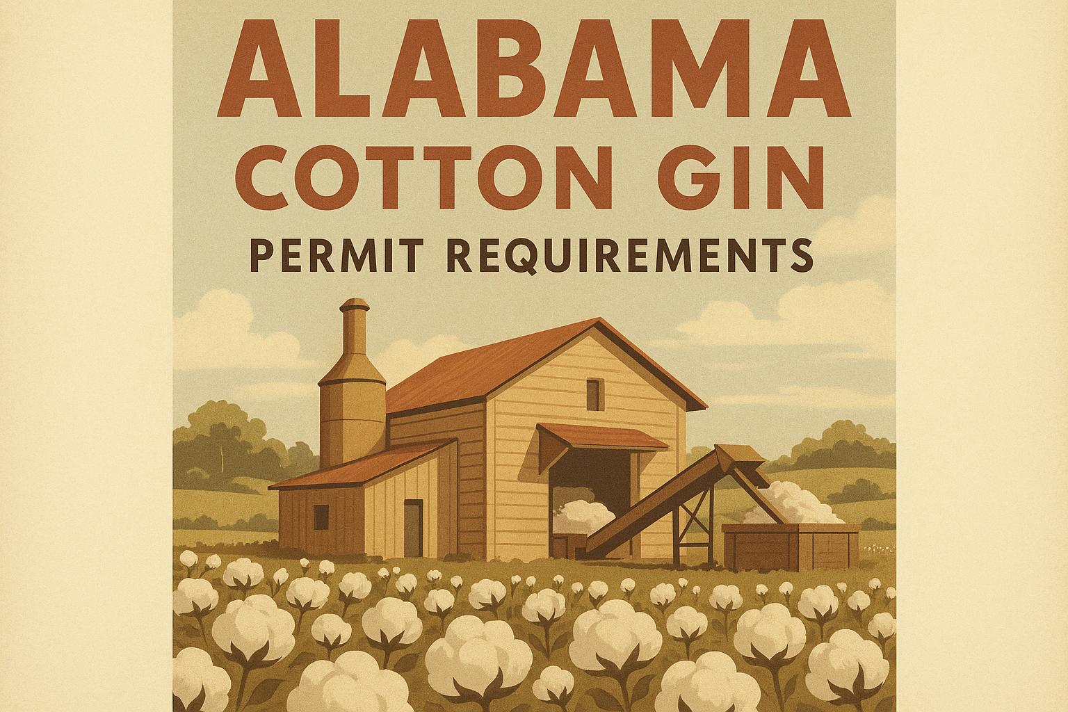 Thumbnail for: Alabama Cotton Gin Permit Requirements