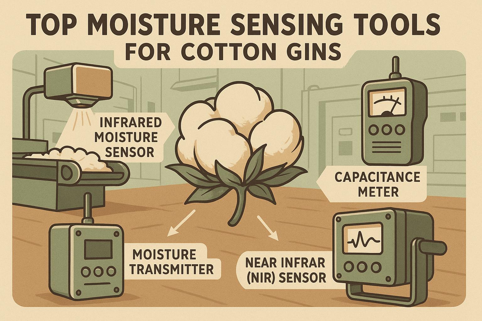 Thumbnail for: Top Moisture Sensing Tools for Cotton Gins