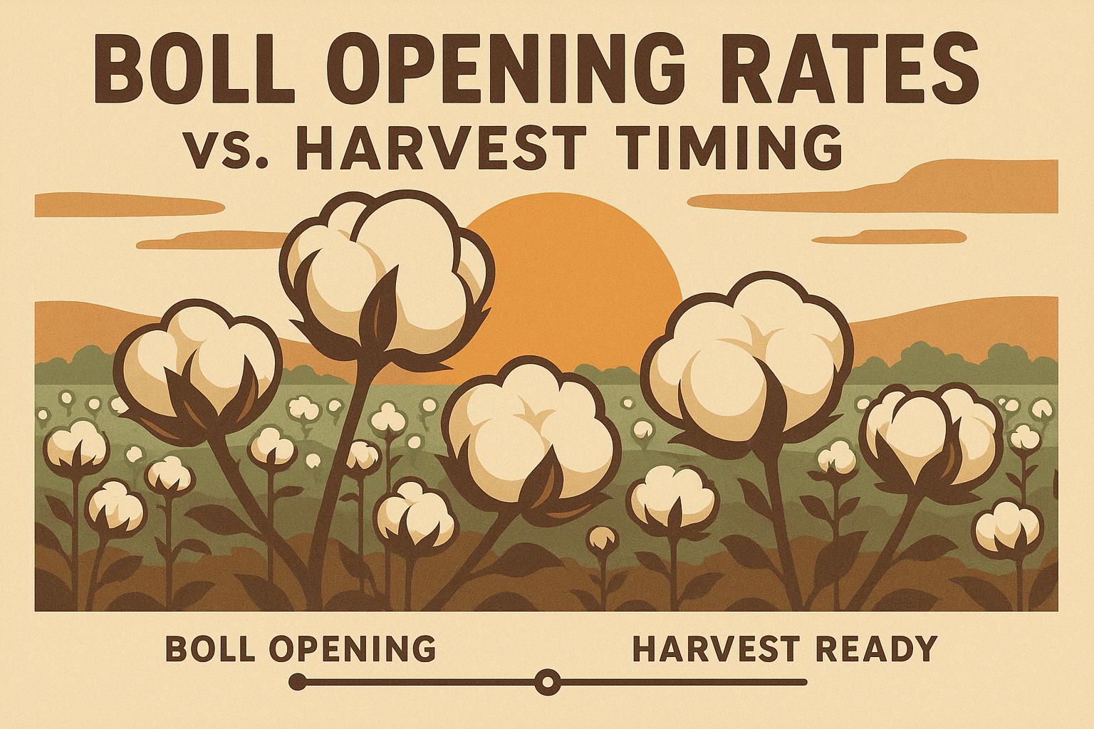 Thumbnail for: Boll Opening Rates vs. Harvest Timing