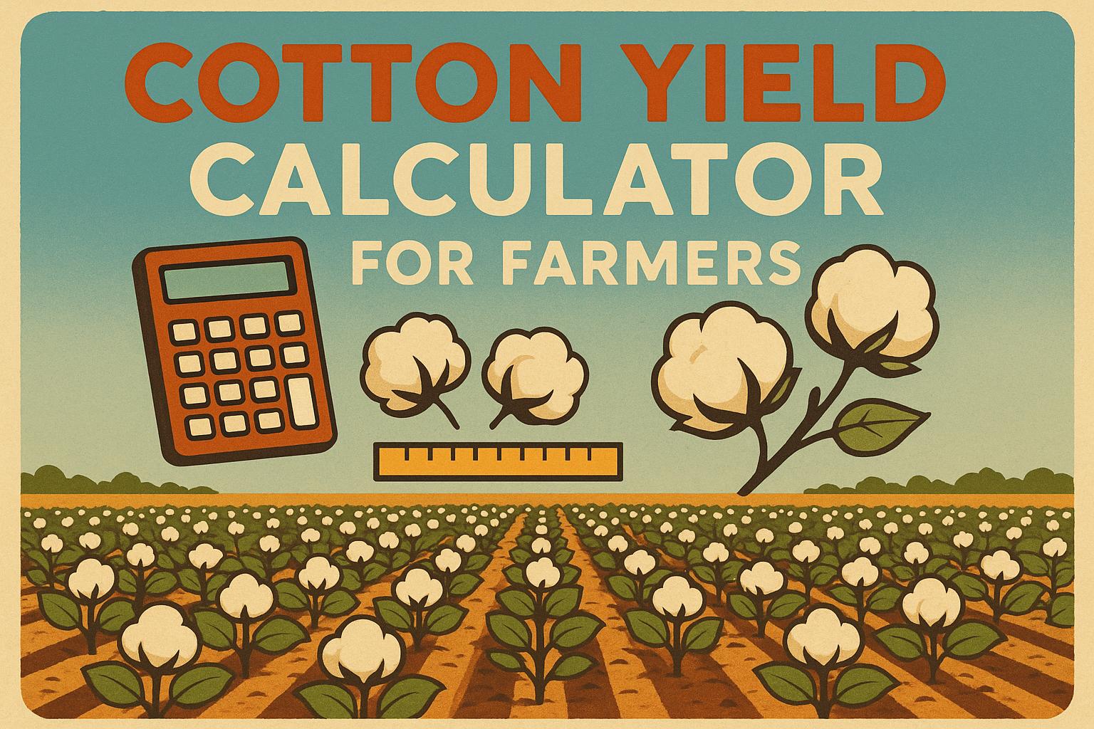 Thumbnail for: Cotton Yield Calculator for Farmers