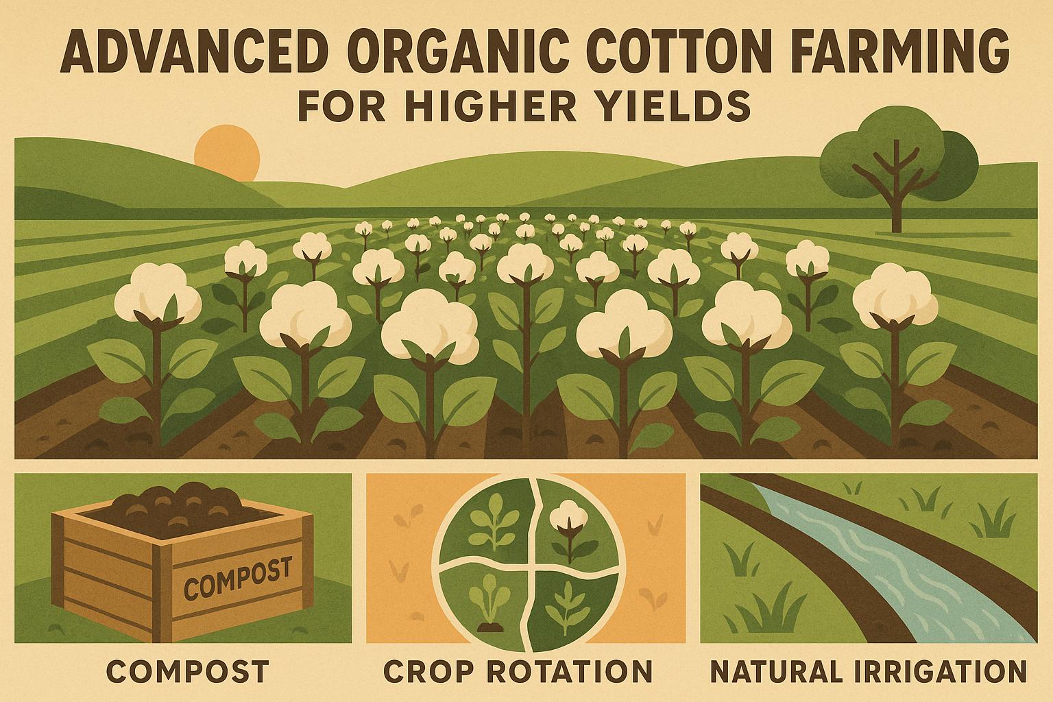 Thumbnail for: Advanced Organic Cotton Farming Techniques for Higher Yields