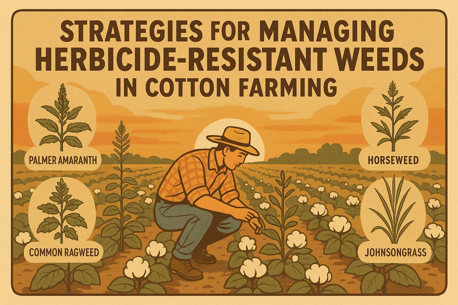 Thumbnail for: Strategies for Managing Herbicide-Resistant Weeds in Cotton Farming