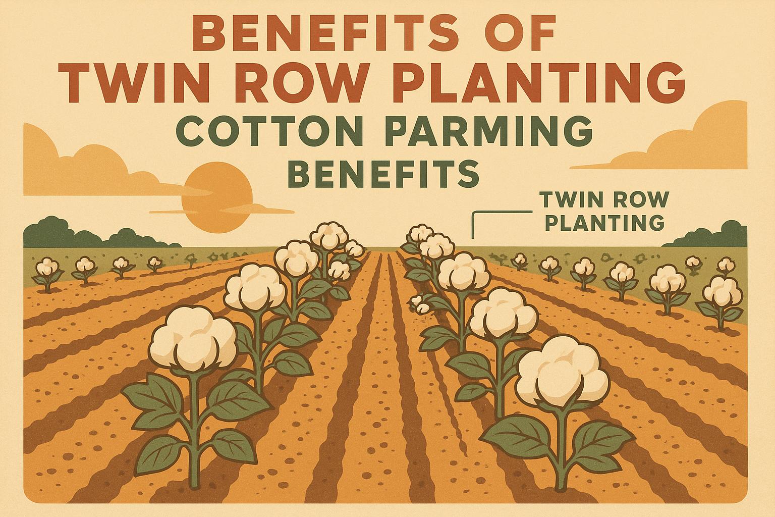 Thumbnail for: Benefits of Twin Row Planting in Cotton Farming