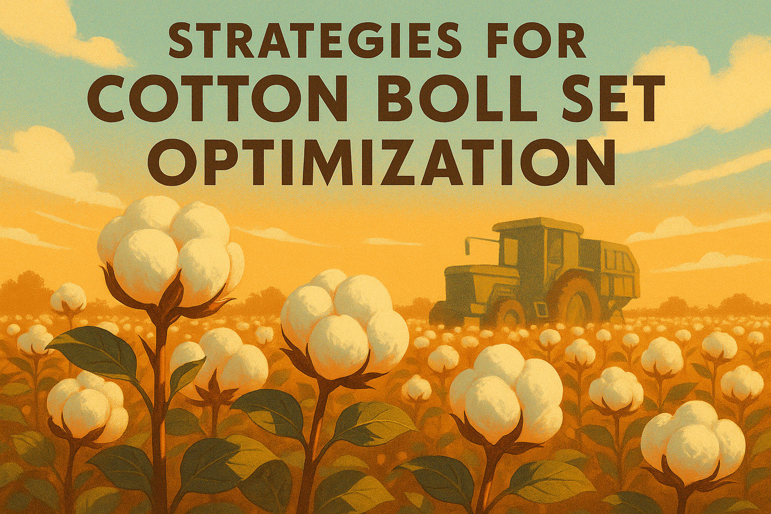Thumbnail for: Strategies for Cotton Boll Set Optimization