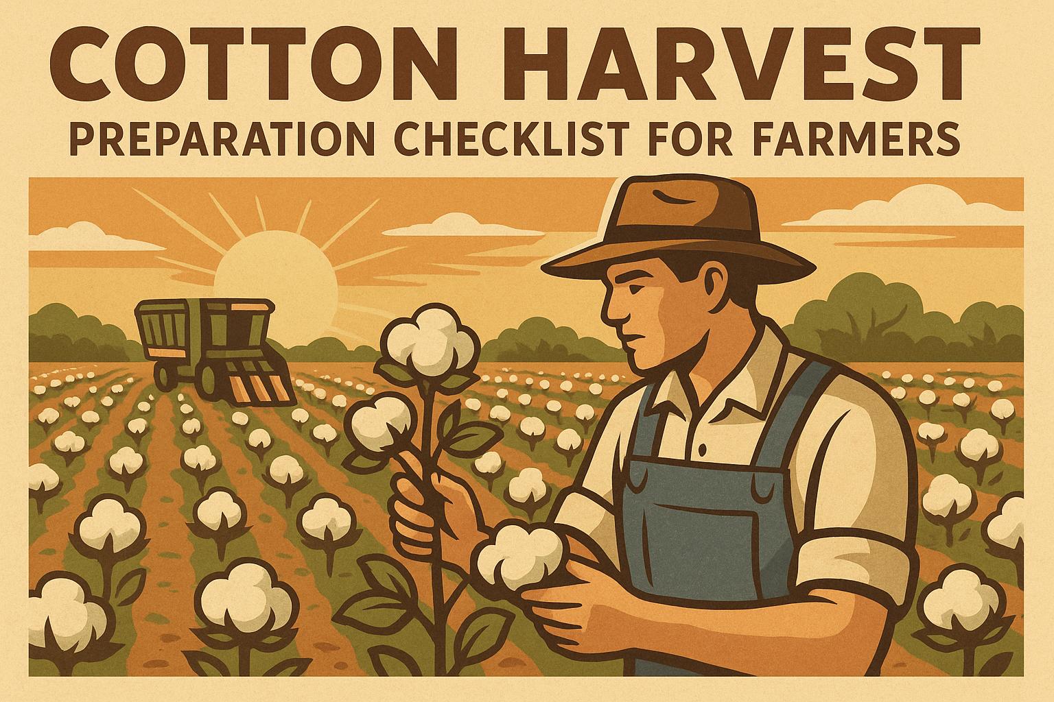 Thumbnail for: Cotton Harvest Preparation Checklist for Farmers