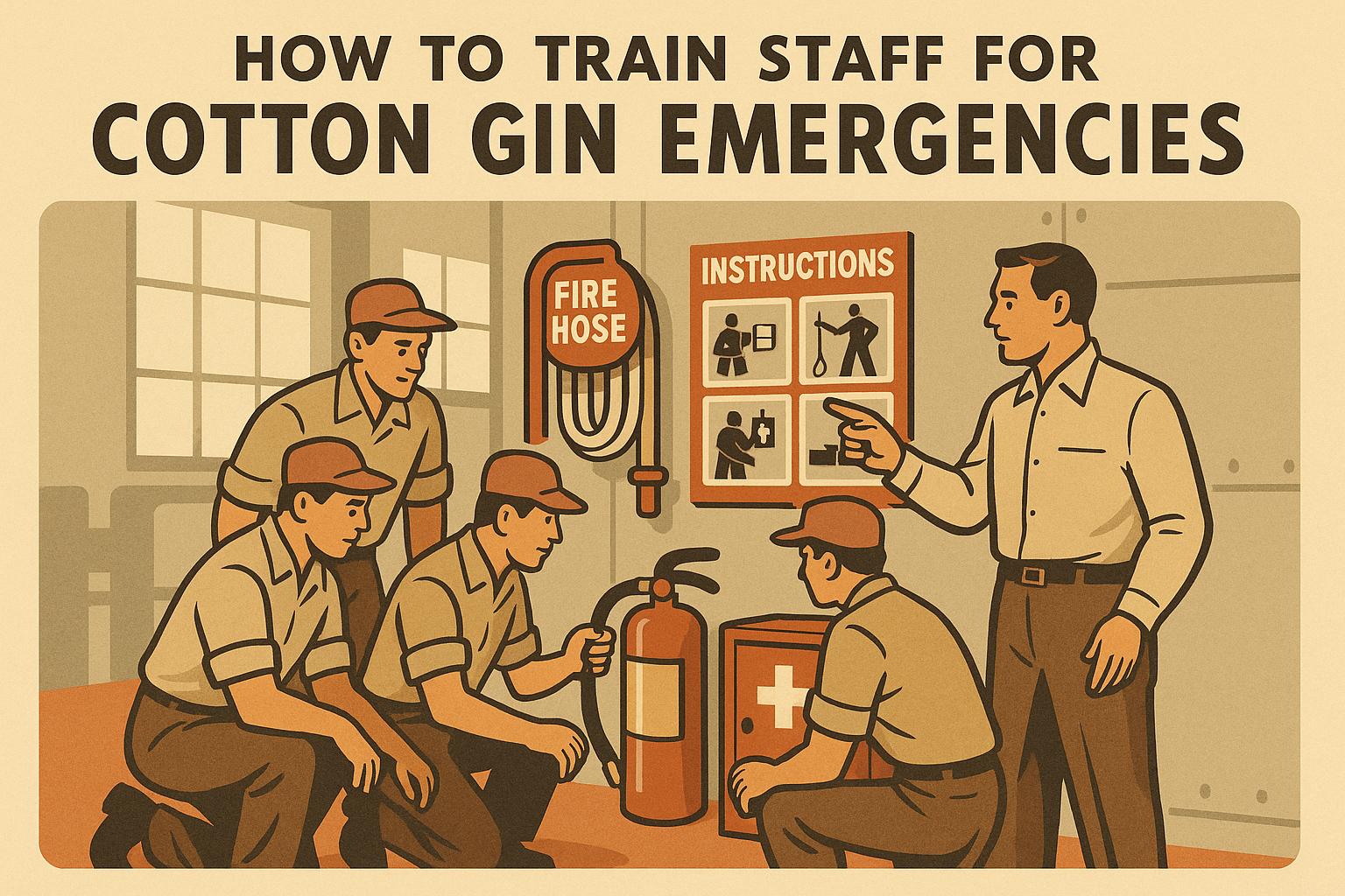 Thumbnail for: How to Train Staff for Cotton Gin Emergencies