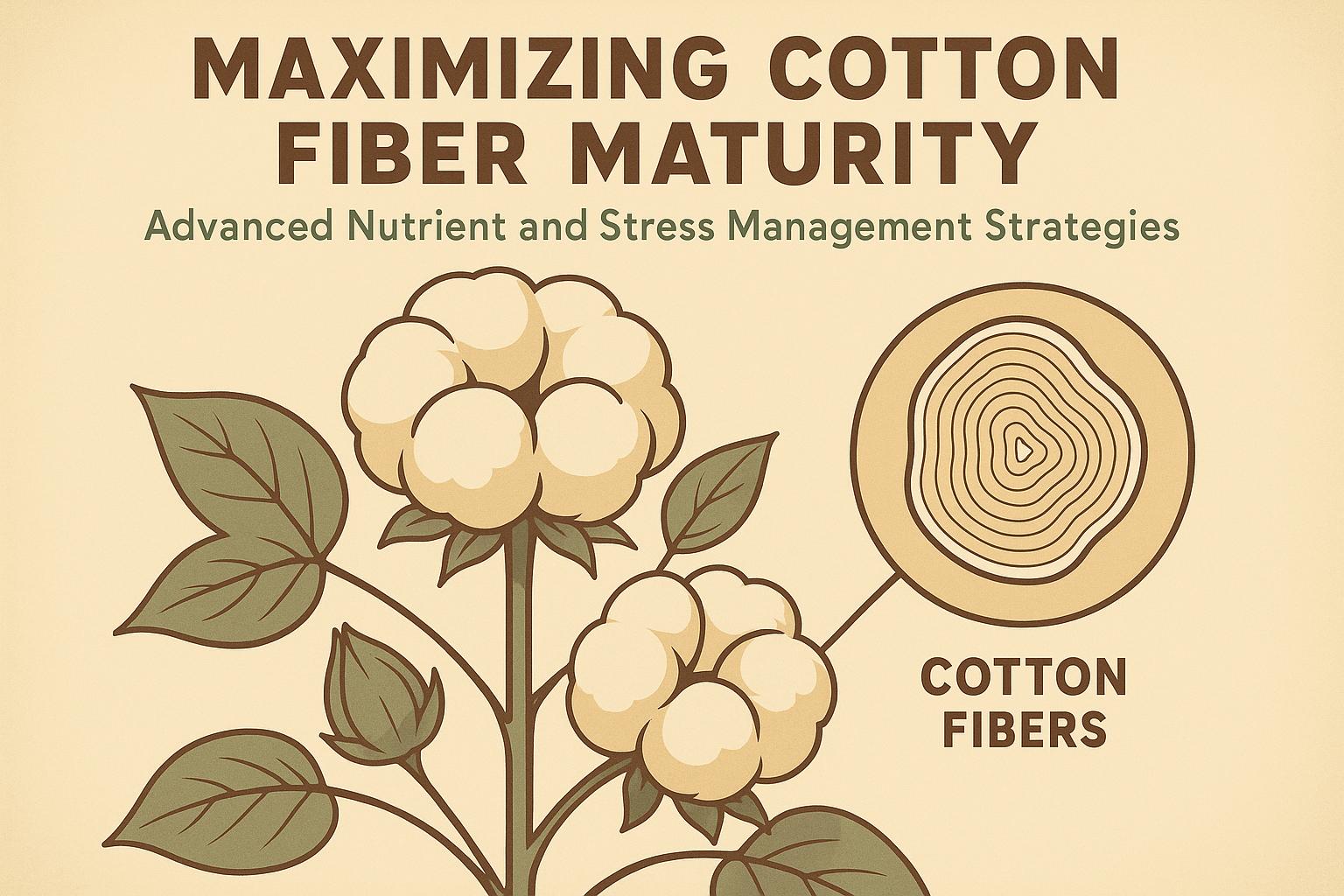Thumbnail for: Maximizing Cotton Fiber Maturity: Advanced Nutrient and Stress Management Strategies